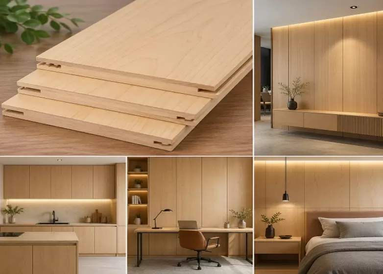 Färdigmonterade lönnpaneler: En praktisk och elegant lösning för moderna interiörapplikationer