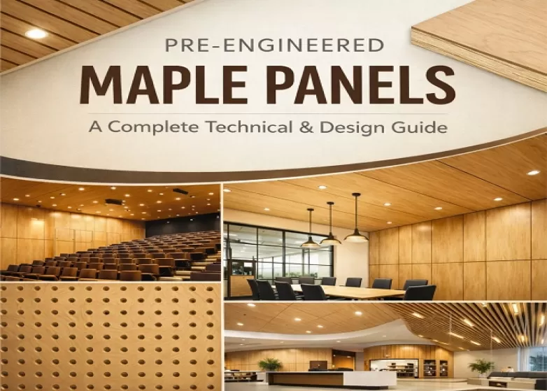Förkonstruerade lönnpaneler: En komplett teknisk och designguide